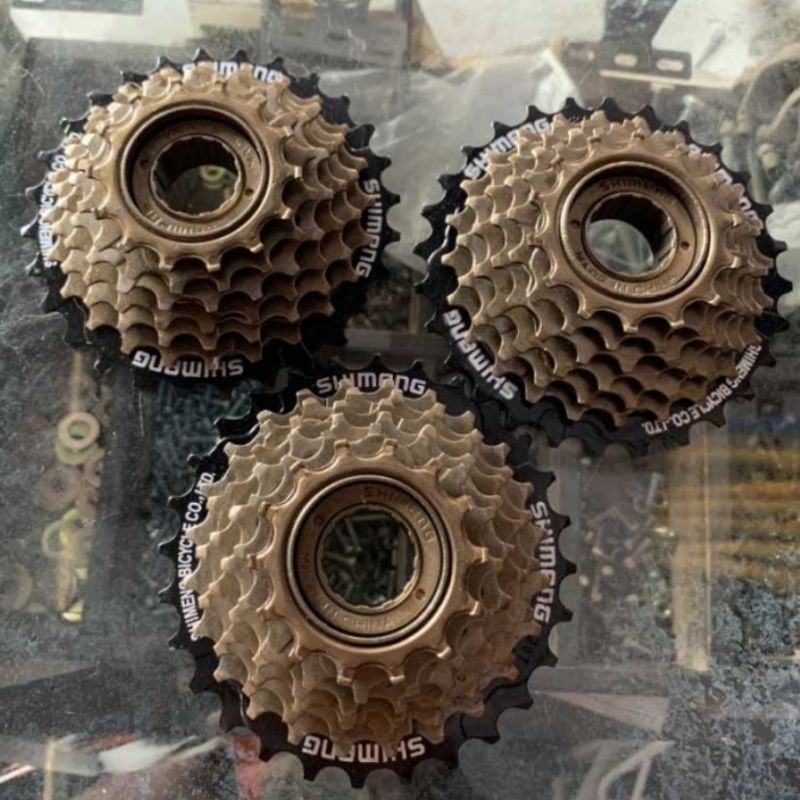 FREEWHEEL 7 SPEED 14-28T SHIMENG BUKAN SHIMANO GIR GER BELAKANG  SEPEDA