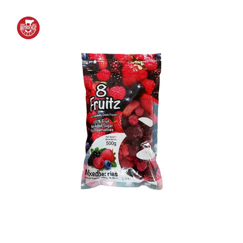 8 Fruitz IQF Frozen Fruits