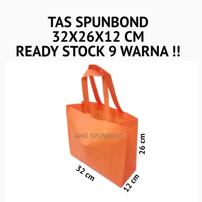 

GOODIE BAG TAS SPUNBOND 32x26x12 CM / TAS SOUVENIR / TAS SEMINAR / GOODIE BAG