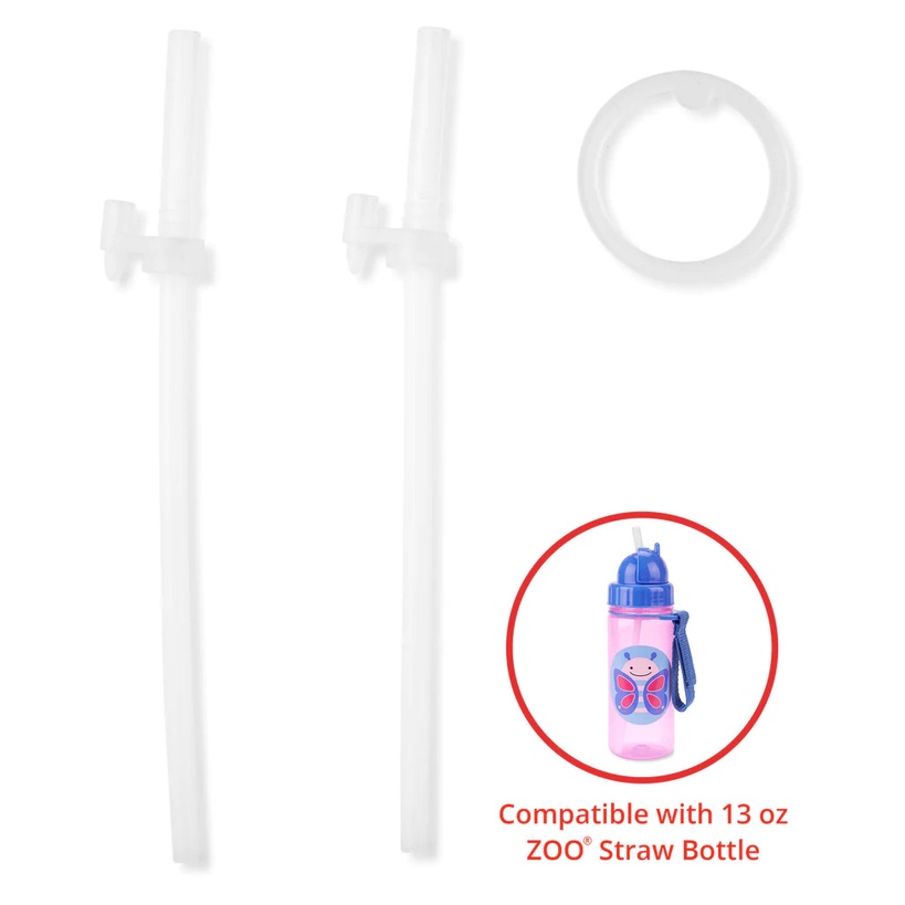 SKIP HOP ZOO PP STRAW BOTTLE EXTRA REPLACEMENT STRAWS