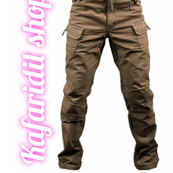 (Bisa Cod) Kafaridil celana PDL tactical cokelat pramuka New