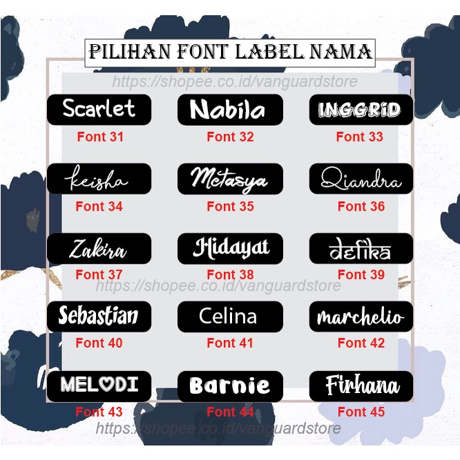 CUSTOM LABEL NAMA SERAGAM SEKOLAH ANAK STIKER KAOS SABLON SETRIKA CUSTOM NAMA PESANTREN NAME TAG LAUNDRY