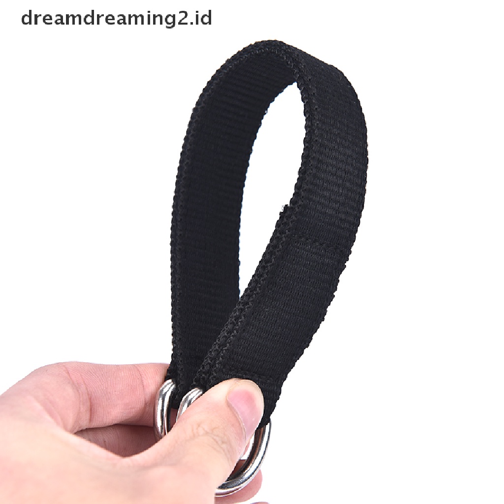 (dream) 1pc Peralatan Fitness Hook Ring Gantung Sabuk Gantung Sandbag Pull Up Tali.