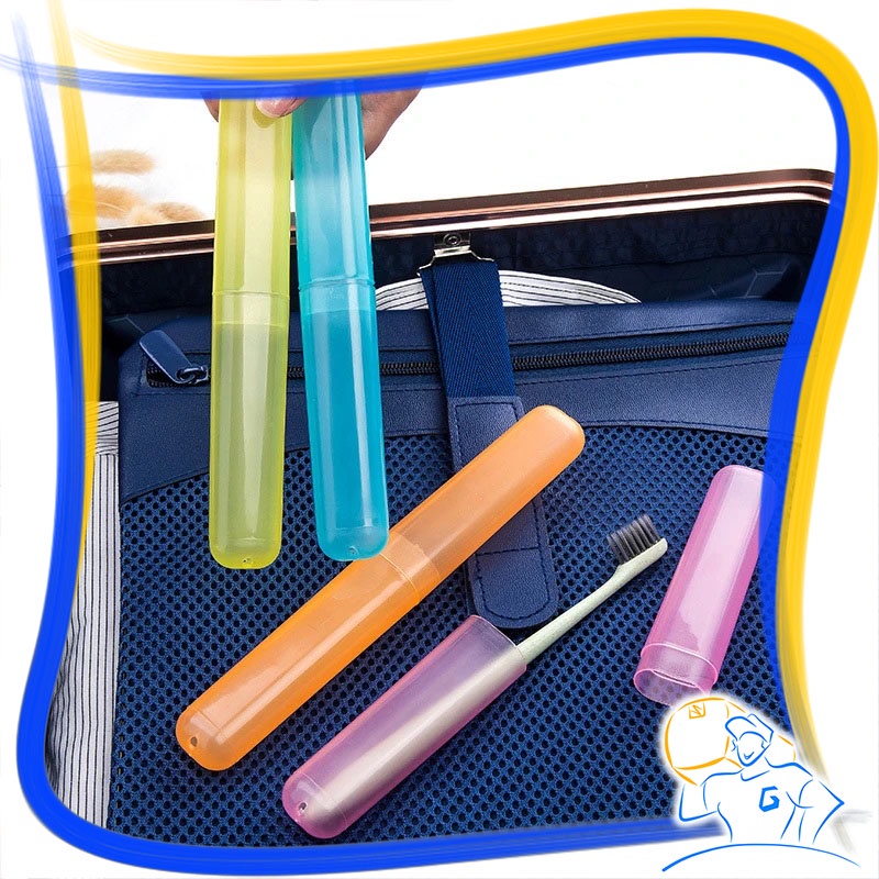 Tempat Box Sikat Gigi Odol Travel Portable Kotak Toothbrush Pasta Gigi Higienis