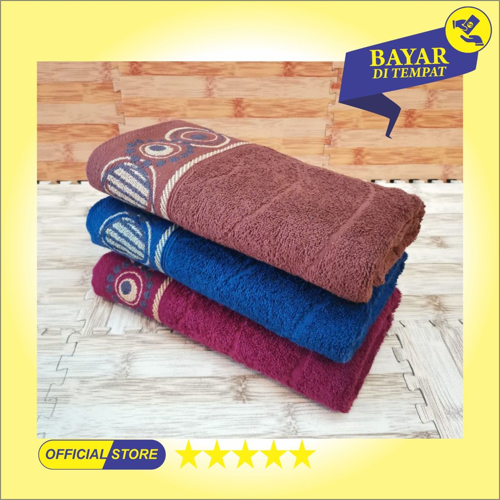 Handuk Anak LOVELY TERRY 100 x 50 cm Motif Polos / Perlengkapan Mandi Bayi Kecil - sckmenwear GROSIR