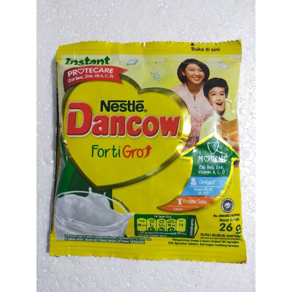 

susu Dancow sachet