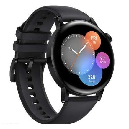 HUAWEI Watch GT 3 42MM Smartwatch Garansi Resmi - Black 42MM Murah