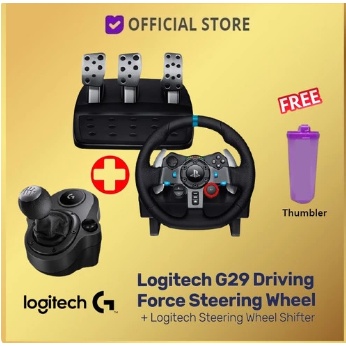 Logitech G29 Driving Force Racing Wheel + Driving Force Shifter