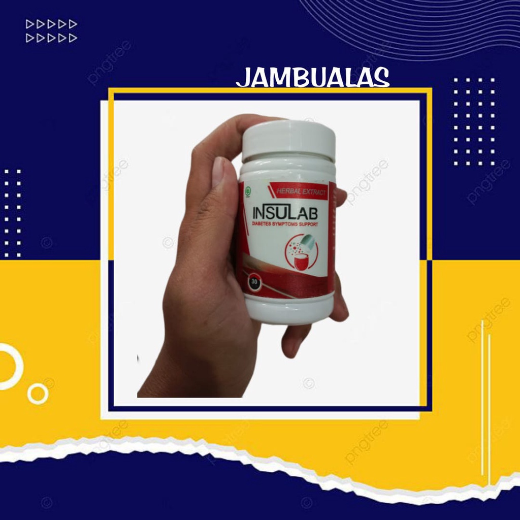 PROMO SALE INSULAB ASLI ORIGINAL OBAT HERBAL - Obat Herbal Diabetes Asli Turunkan Kadar Gula Darah
