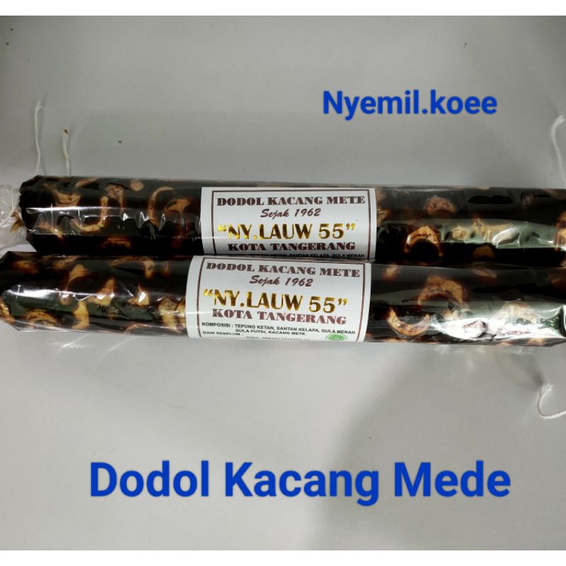 

Dodol Ny Lauw 55 rasa Mede Asli ( Harga per Pcs - 200 gr )