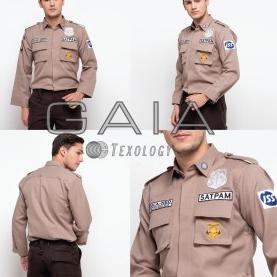 Terlaris Seragam PDL Satpam Baju seragam satpam - security PDL SATU Bahan Drill  ✓