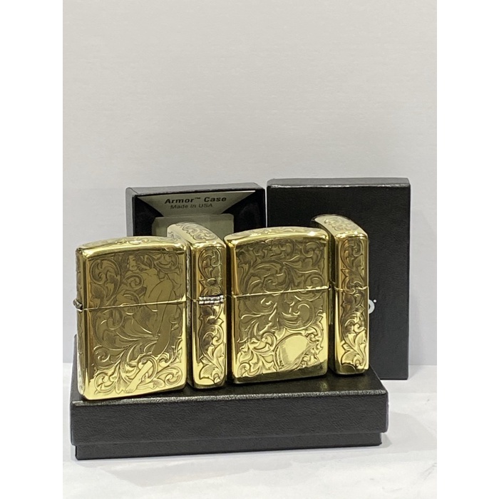 Original Zippo Armor Lady Arabesque 5 sides Made In USA