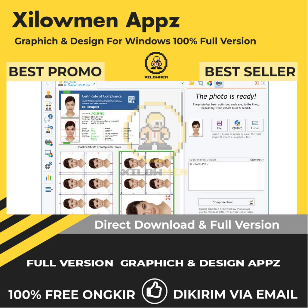[Full Version] ID Photos Pro Design Graphics Lifetime Win OS