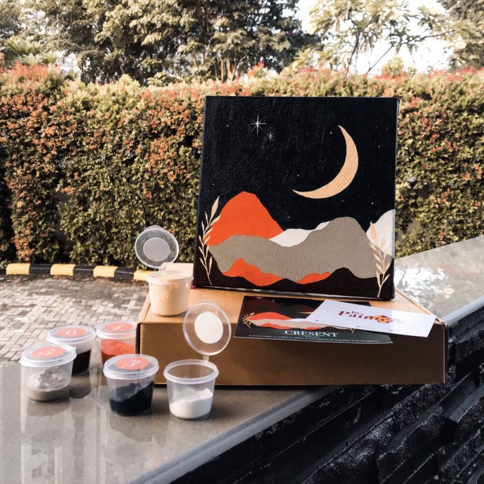 

Paint By Numbers [Crescent] Bypainters Painting Kit 20X20Cm