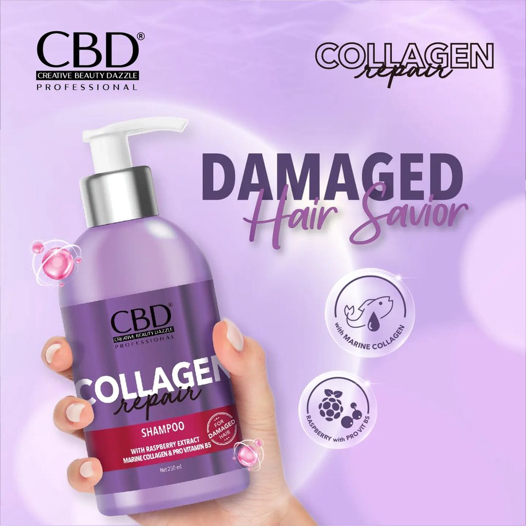 ★ BB ★ CBD Collagen Repair SERIES - Hair Shampoo - Hair Conditioner - Hair Mask