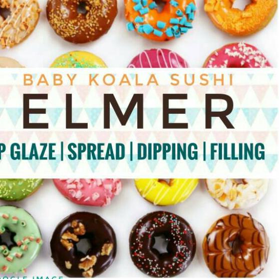 

➣ ELMER Dip Glaze Toping Donat 1 Kg | Saus Coklat All Variant ♪