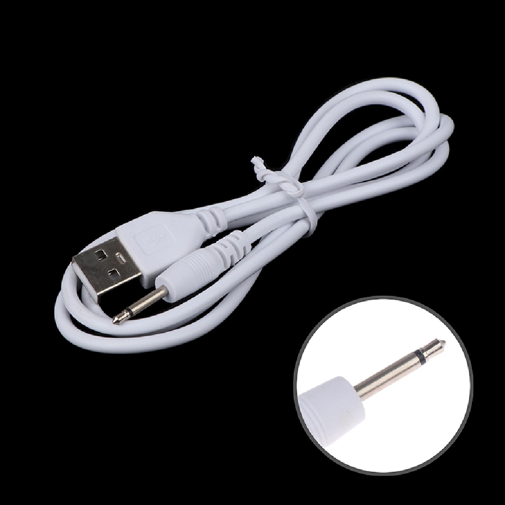 [HeavenDenotation] Usb DC 2.5 Vibrator Charger Kabel Cord Untuk Isi Ulang Vibrator Pemijat Aksesoris Universal USB Power Supply HDV