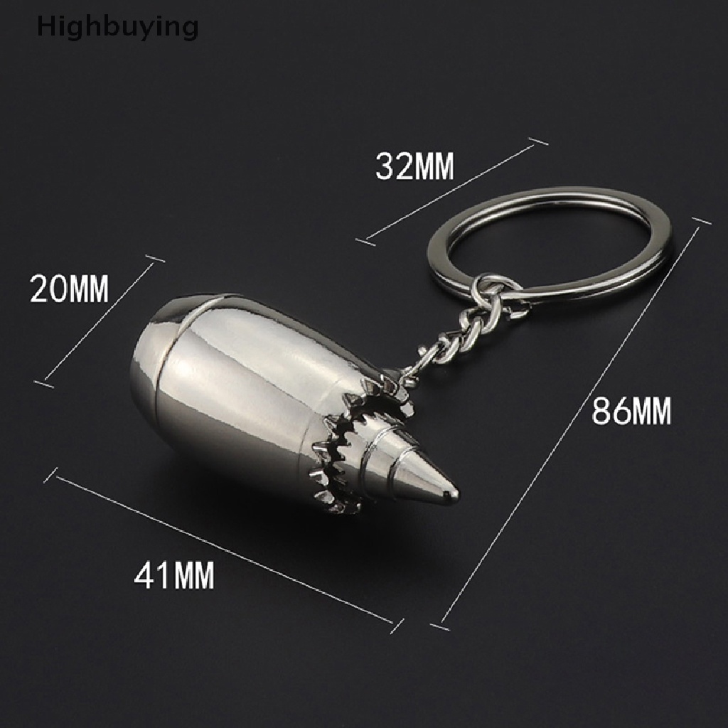 Hbid Logam Baru 3D Aviation Plane Model Mesin Gantungan Kunci Mini Jet Engine Keyrings Hadiah Glory