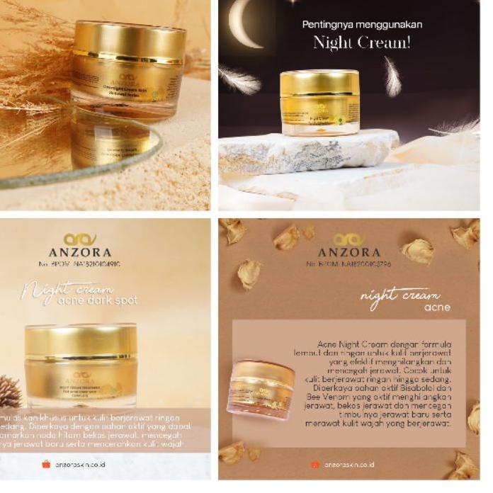 ✫ Nightcream Ecer Anzora ➦