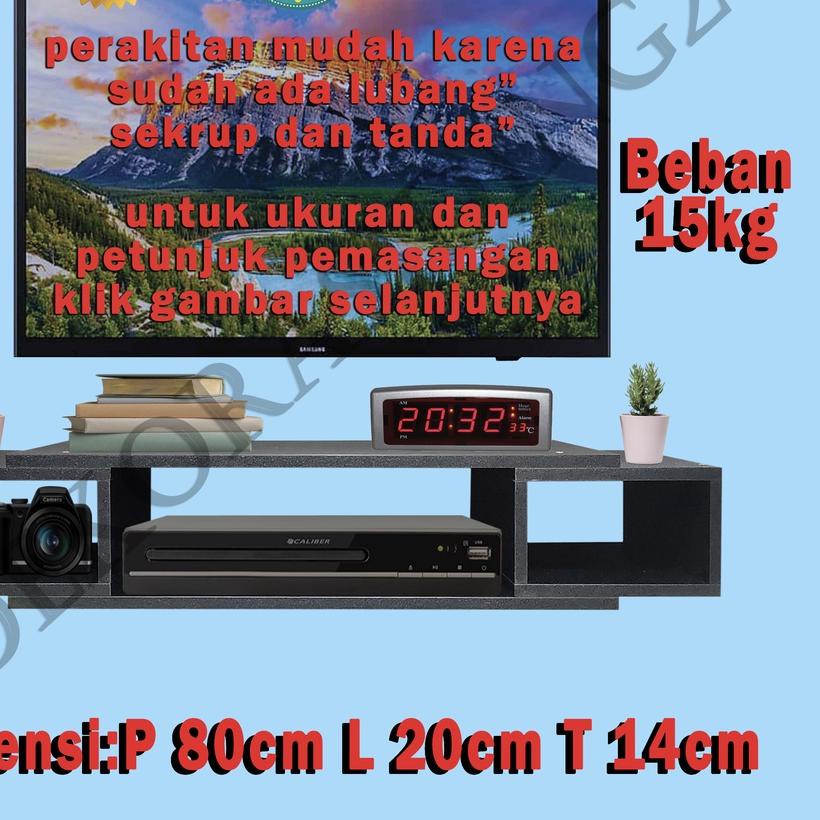۝ rak ambalan dinding minimalis - AD10 / rak tv gantung / ambalan tv gantung / rak minimalis / hiasa
