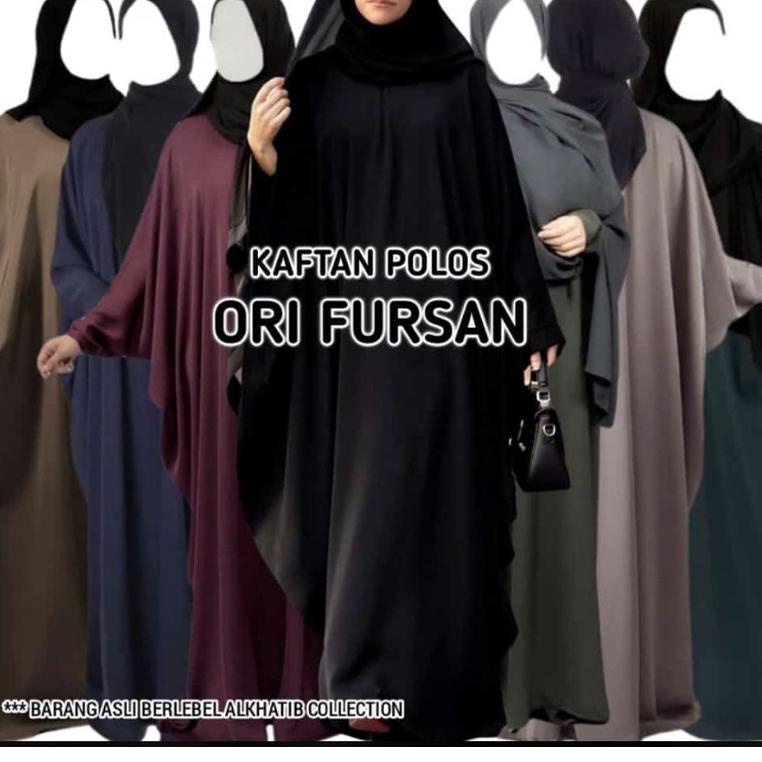 BIG SALE ALKHATIB KAFTAN DEWASA DAN ANAK ORI SAUDI POLOS bahan FURSAN SERI WARNA ALL SIZE/