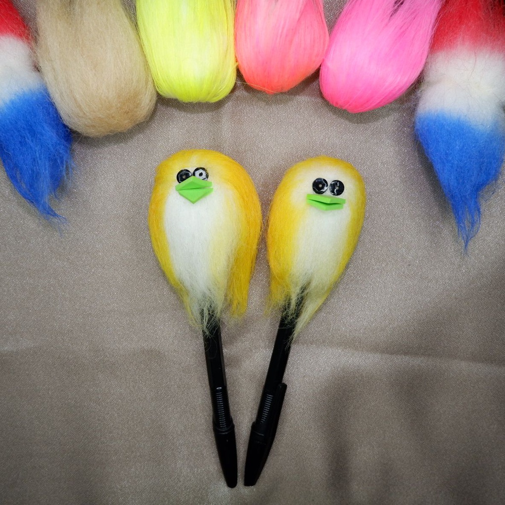 

Pulpen karakter lucu warna kuning, pulpen boneka , alat tulis unik lucu sd/tk, pulpen gemes