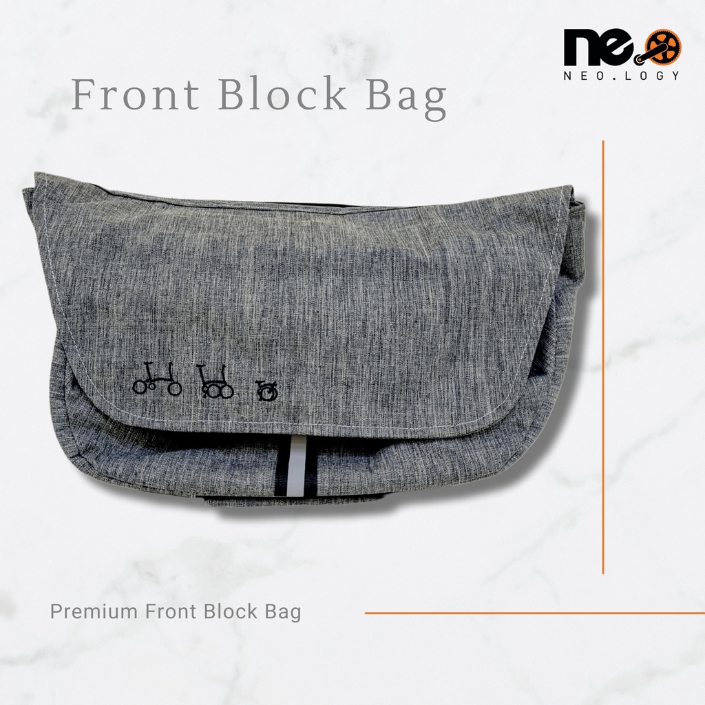 Tas Sepeda Lipat Front Block - Frontbag Neology