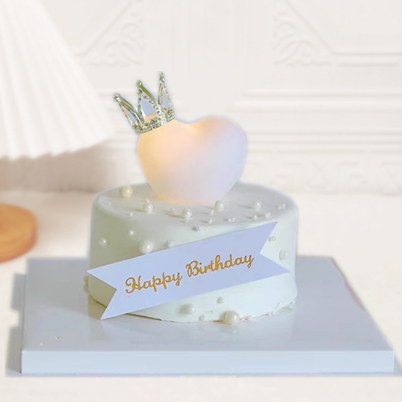 Halus Dessert Top Dekorasi Shiny Zirkon Mahkota Hiasan Kepala Ulang Tahun Pernikahan Pesta Dekorasi Perlengkapan Mahkota Mini Hiasan Kue