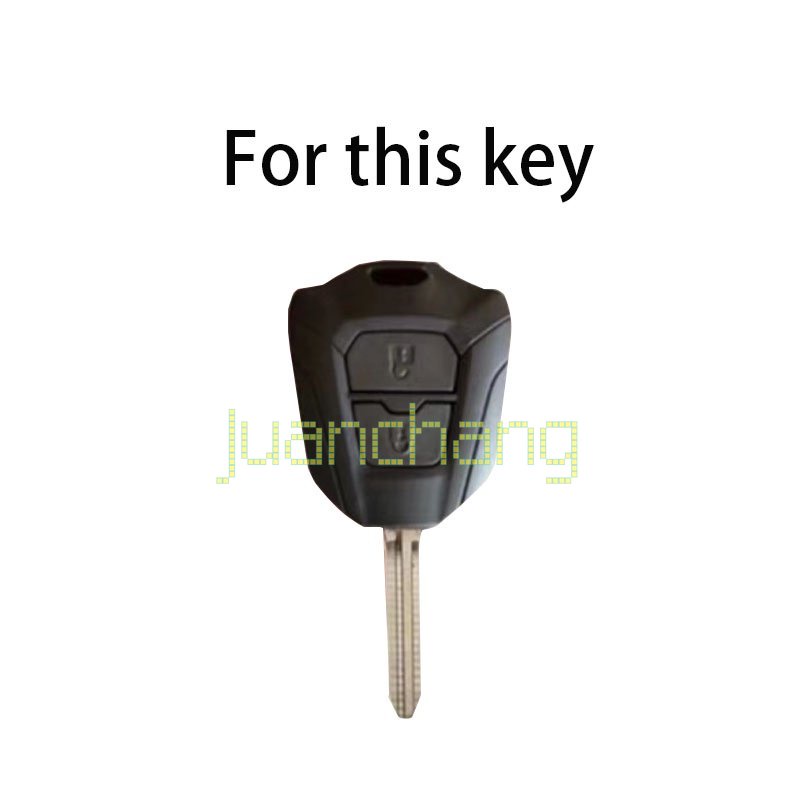 Soft TPU Remote Key Cover Case ISUZU all new D-MAX 2020-2022 mu-7/mu-x D-max1.9-3.0 D-MAX 2020-2022 Tempat Kunci Remote Mobil Aksesoris Gantungan Kunci