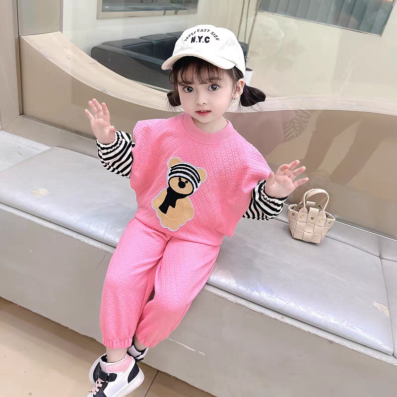 Baju Anak Perempuan Setelan Anak Perempuan Import/Setelan Import Korea/Setelan Jogger1-6th