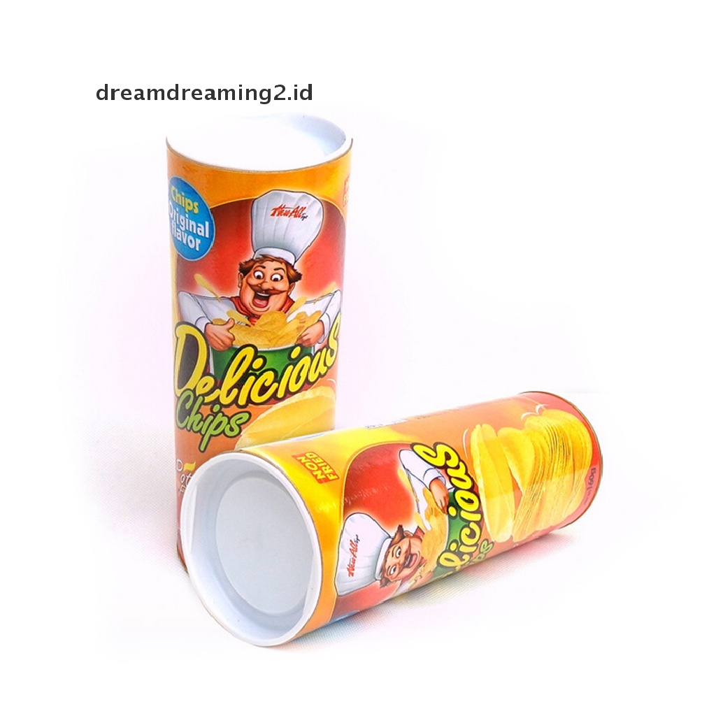 (dream) 1pcs Trick Potato Chip Dapat Novelty Canda Prank Jump Snake Mainan Rumit Lucu.