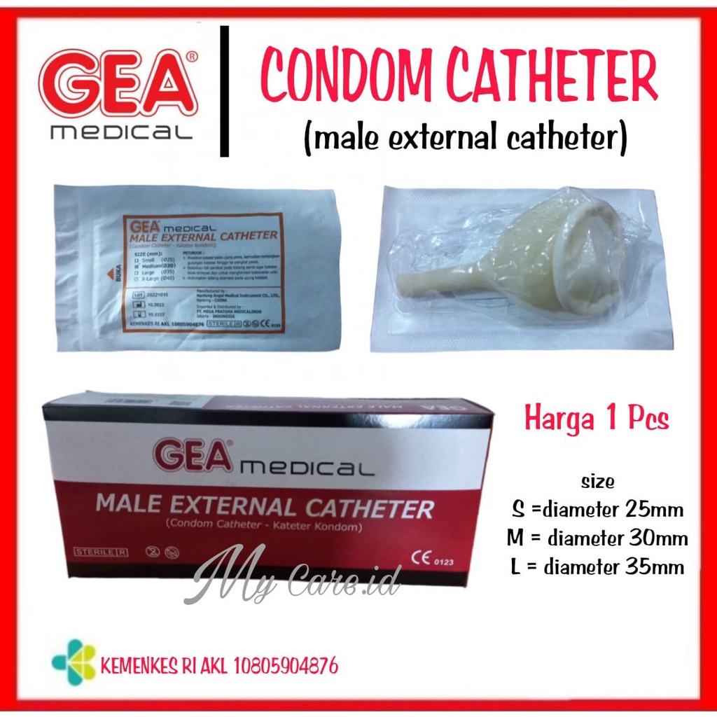 LynCare Condom Catheter - Kateter kondom - Male External Catheter - Kondom Foley
