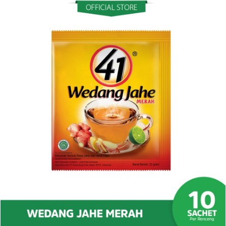 

Wedang Jahe 41 Jeruk Nipis Jahe Merah renceng isi 10 sachet