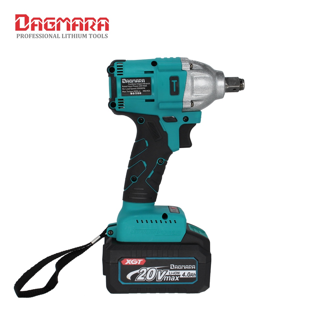 Dagmara 1/2 Inch 300N.m Brushless Heavy Duty Cordless Impact Wrench Y0155