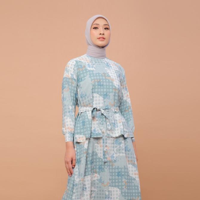 BIA by Zaskia Mecca - Dabia Mint Dress Islamic Journey In Denmark