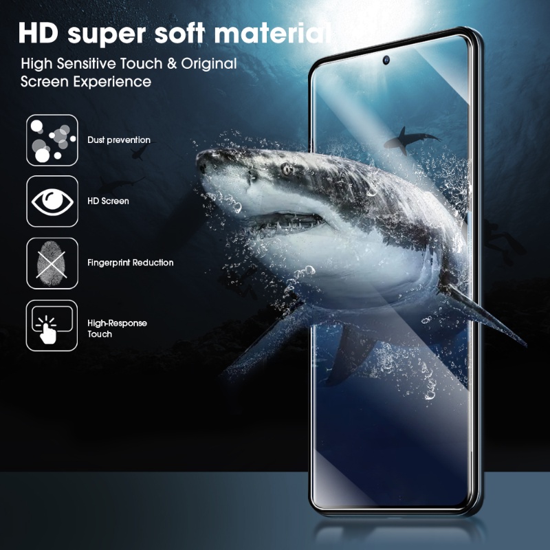 XIAOMI MI Untuk Xiaomi Mi13 Explosion-Proof Film Pelindung Anti Gores Full Cover Tempered Glass Pelindung Layar HD Bening Film Sentuh Sensitif Tinggi