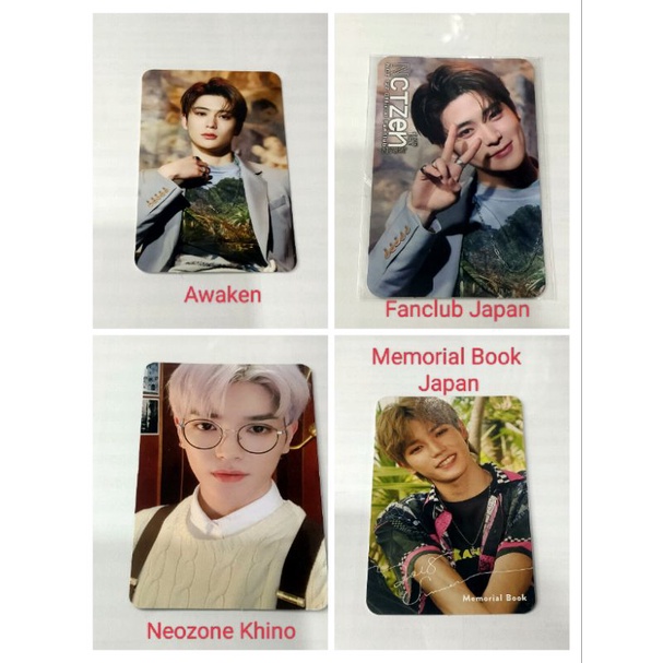 PC jaehyun Awaken Daehyun Fanclub PC Taeyeong Memorial Book Taeyong Kihno Neozone Taeyong Harry Pott