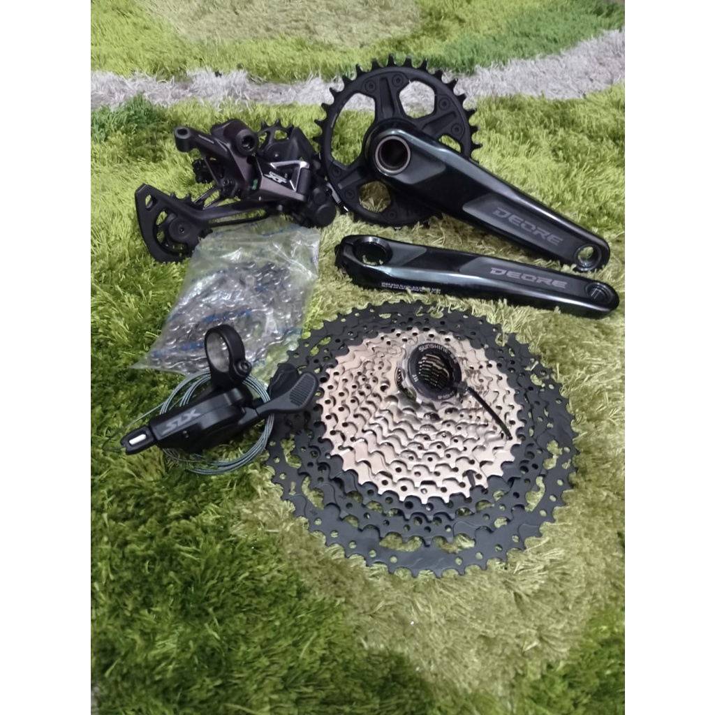 GROUPSET SHIMANO 12 SPEED GROUPSET SEPEDA MTB 12 SPEED