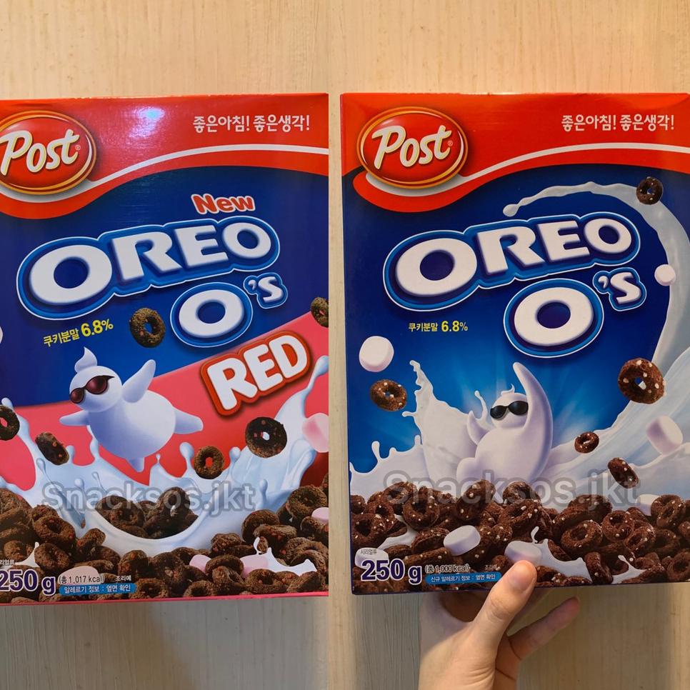

™ Post OREO O's Cereal Original / Post Oreo O’s Red with 250g-Made In Korea ➧