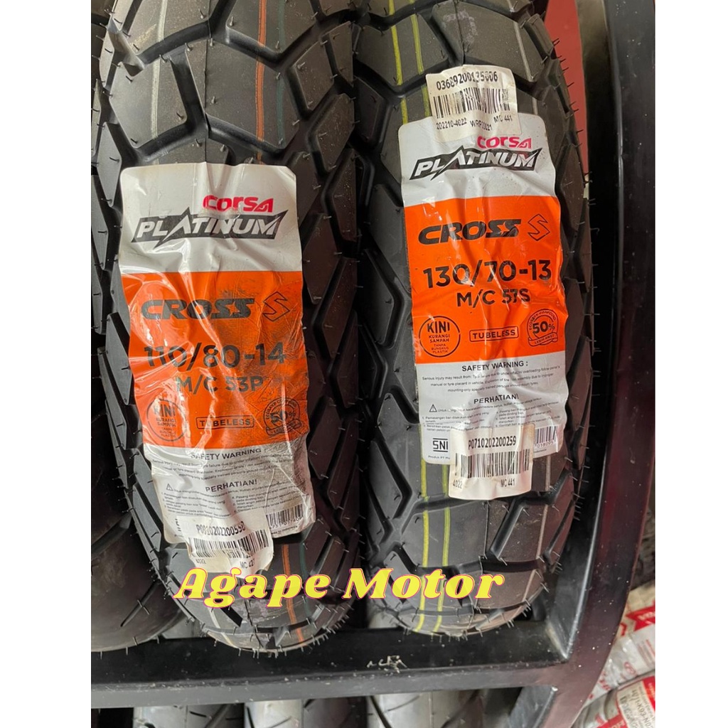 Ban Corsa Cross S ADV 110/80-14 130/70-13
