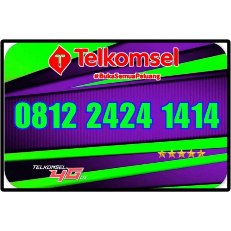KARTU PERDANA TELKOMSEL NOMOR CANTIK TELKOMSEL ABAB CDCD 24241414