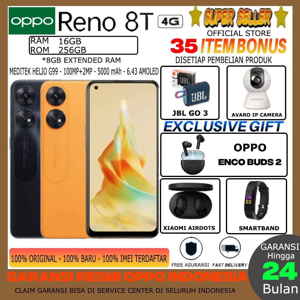 Jual Oppo Reno T G Gb Ram Gb Gb Extended Rom Gb Garansi Resmi Shopee Indonesia