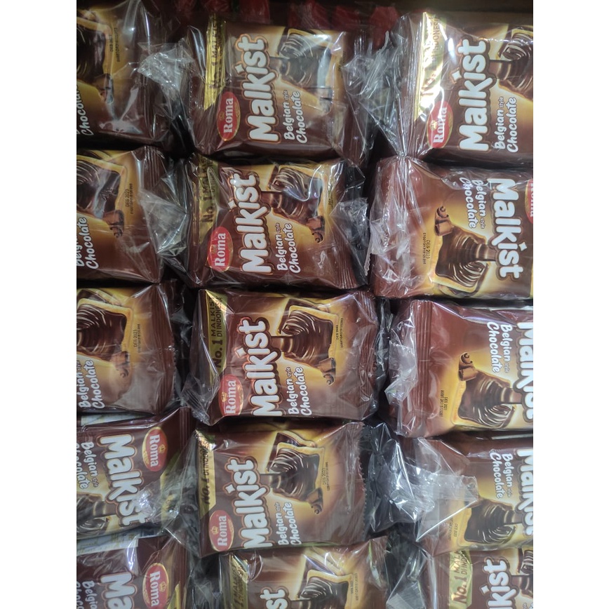 

Roma Malkist Cokelat Renceng 18 Gram isi 10 Bungkus ( Harga 1 Pack )
