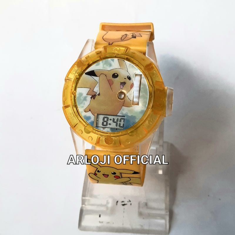 JAM TANGAN ANAK POKEMON LED PROYEKTOR