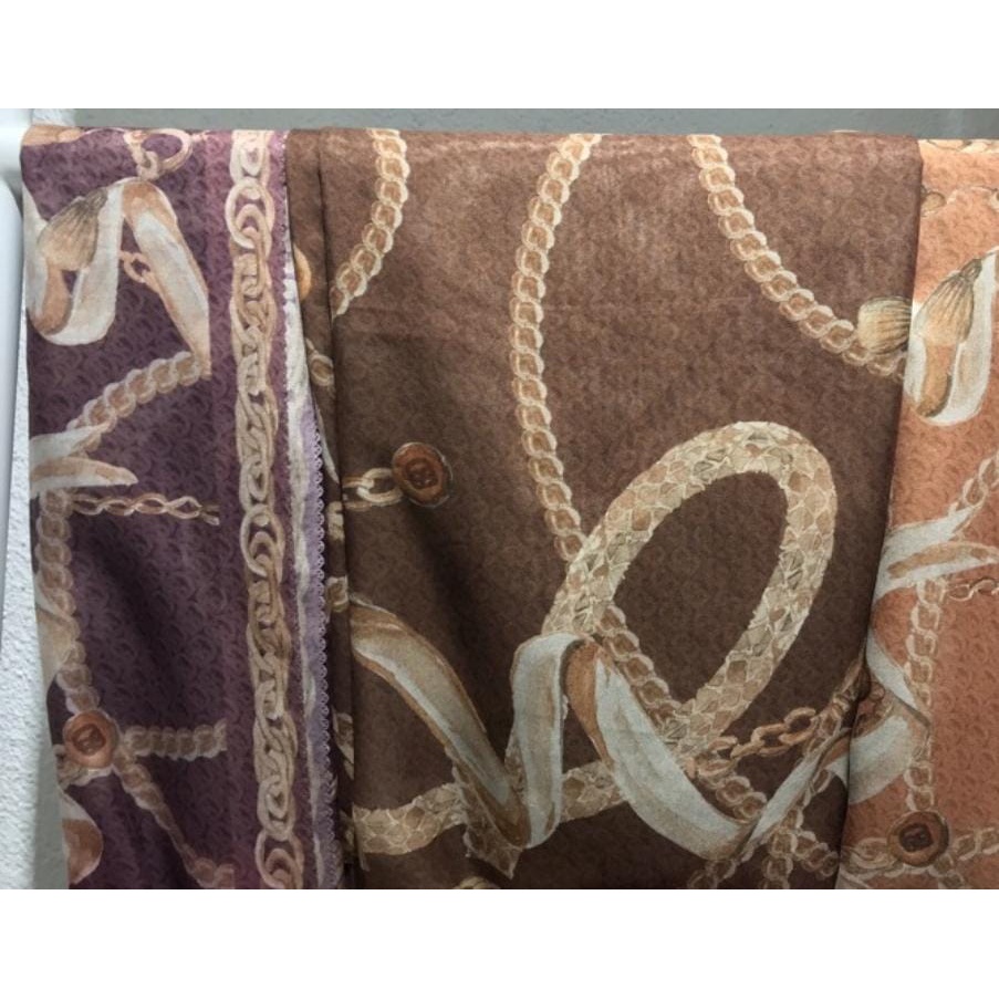 Preloved Buttonscarves the Chain Series Extended Wood