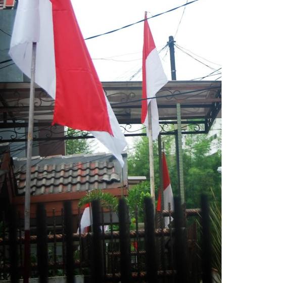 ✮ Tiang 3 meter + Bendera Merah putih ❀