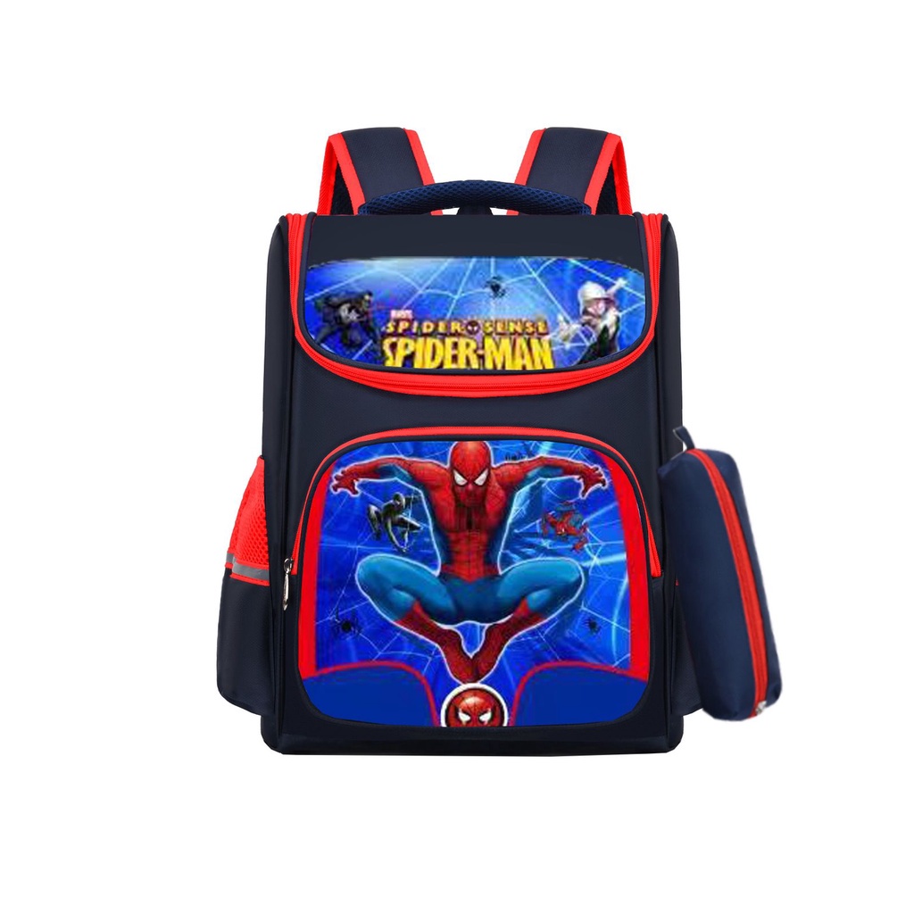 NEW TAS RANSEL ANAK SEKOLAH SD IMPORT FREE TEMPAT PENSIL 2IN1 3D 00510-00517