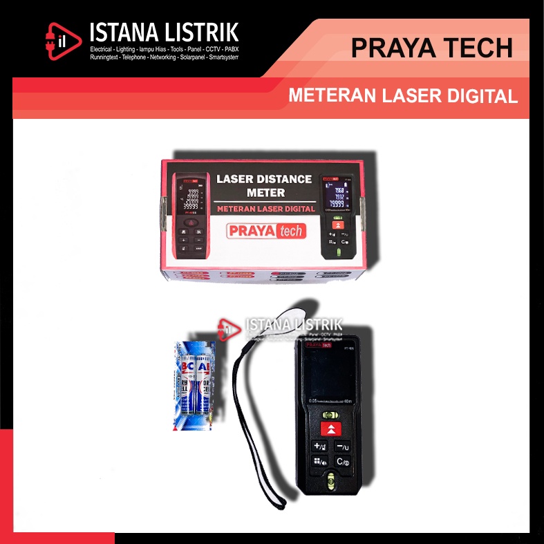 PRAYA TECH PT - 40S LASER DISTANCE METER/METERAN LASER DIGITAL