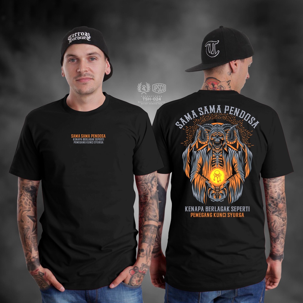 KAOS SATANIC KAOS PAKAIAN TERBARU PRIA