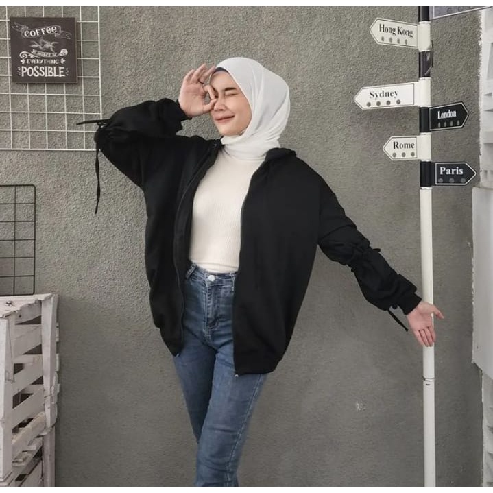 Sweater Wanita Grosir Berkualitas - Emily tangan serut